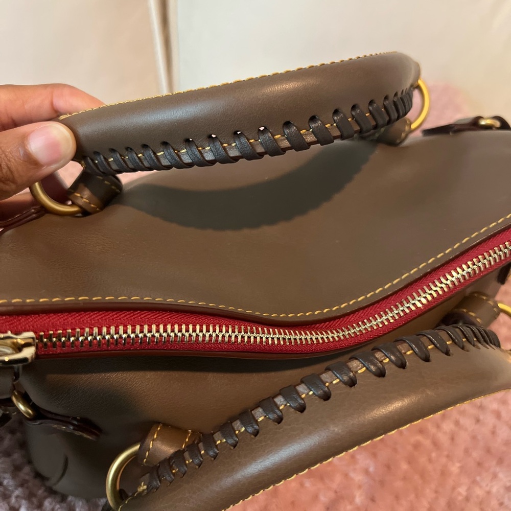 Dooney & Bourke Florentine Leather Satchel - mini - Picture 6 of 12
